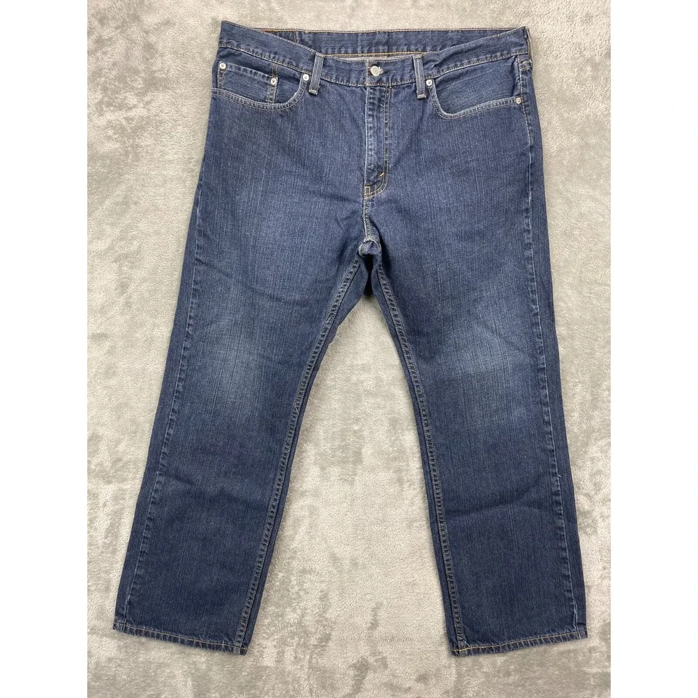 Levis Men's 559 Jeans 38x30 Blue Relaxed Straight Leg‎ Denim